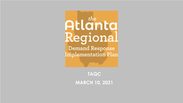 Demand Response Implementation Plan