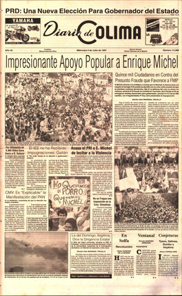Impresionante Apoyo Popular a Enrique Michel