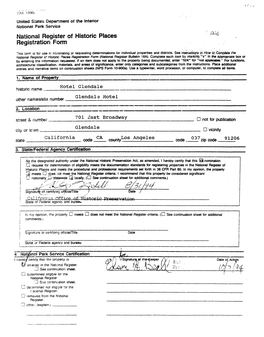 J±24M^ [J Determined Eligible for the National Register G Sae Continuation Sheet