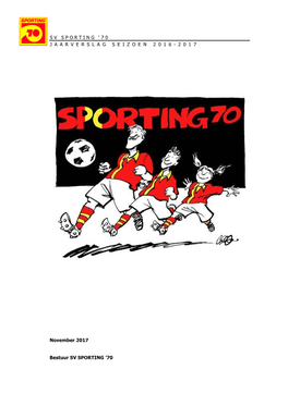 Sporting'70 ALV 2 Juni 2008