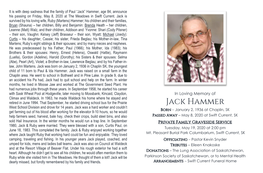 Jack Hammer West School Division and Drove for 14 Years