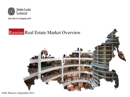 Russian Real Estate Market Overview