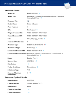 Document Metadata:COLC-2017-0007-DRAFT-0236 Document