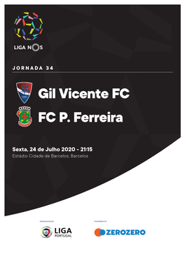 Gil Vicente FC FC P. Ferreira
