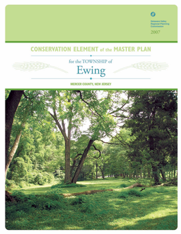 Conservation Element of the Master Plan, Ewing Township, Mercer County, New Jersey