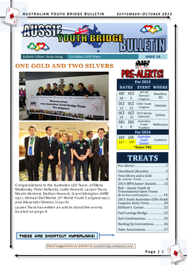 September-October 2013 Youth Bulletin