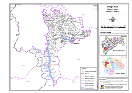 Village Map Koregaon Ruighar Taluka: Jaoli Shindewadi Beloshi Bhuteghar Katavali District: Satara