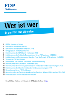 FDP-Liberale Bundeskanzler