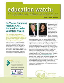 Education Watch: an Update on Inclusive Education