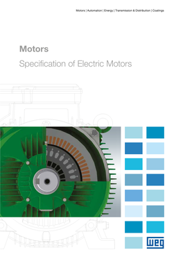 Motors Specification of Electric Motors