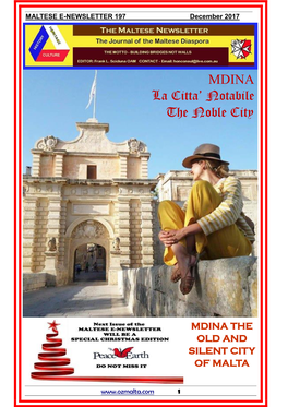 MDINA La Citta' Notabile the Noble City