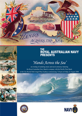 Royal Australian Navy Band Hands Across the Sea Music Program