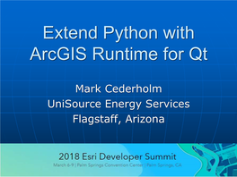 Extend Python with Arcgis Runtime for Qt