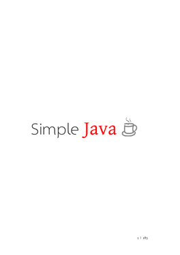 Simple Java - Foreword 86
