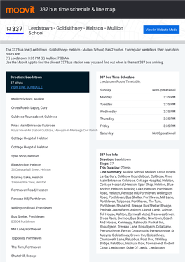 337 Bus Time Schedule & Line Route