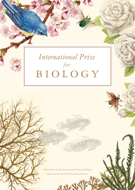 International Prize for BIOLOGY