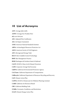 10 List of Acronyms