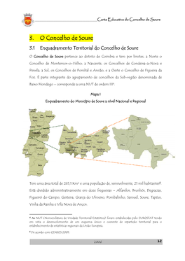 Concelho De Soure / Enquadramento Territorial