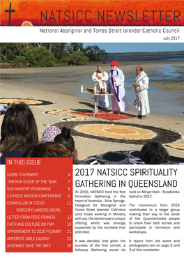 2017 Natsicc Spirituality Gathering in Queensland