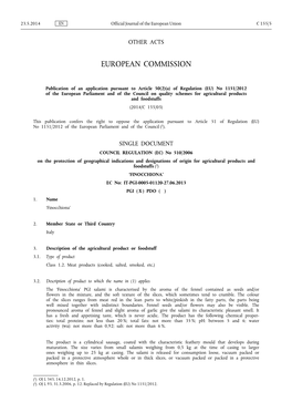 FINOCCHIONA’ EC No: IT-PGI-0005-01120-27.06.2013 PGI ( X ) PDO ( ) 1