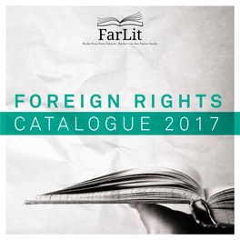 Foreign Rights Catalogue 2017 Introduction