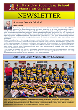 Newsletter 2016