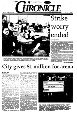 City Gives $1 Million for Arena