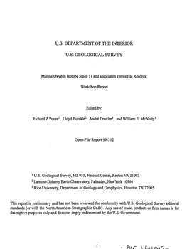 Marine Oxygen Isotope Stage 11 and Associated Terrestrial Records