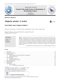 Alopecia Areata: a Review