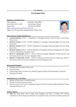 Curriculum Vitae