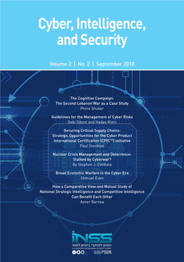 Cyber, Intelligence, and Security