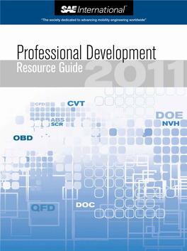 Professional Development Resource Guide