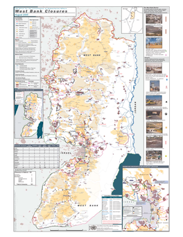 West Bank Closures Roads and Razor Wire, Used to Control Palestinian Pedestrian and Vehicular Movement