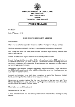 Press Release