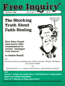 The Shocking Truth About Faith-Healing