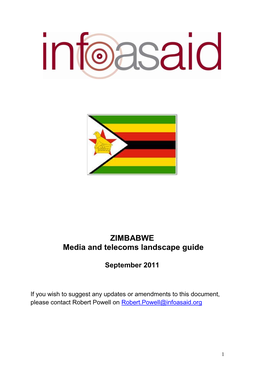 ZIMBABWE Media and Telecoms Landscape Guide
