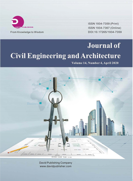 Journal of Civil Engineering and Architecture