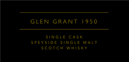 Glen Grant 1950