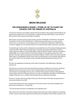 Media Release