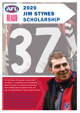 2019 Jim Stynes Scholarship Final