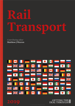 Rail Transport Contributing Editor Matthew J Warren 2019