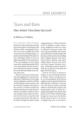 Tears and Rain One Artist’S View from Sea Level by Rebecca J