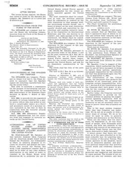 Congressional Record—House H5638