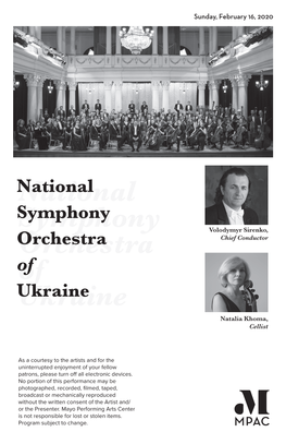 National Symphony Orchestra of Ukraine