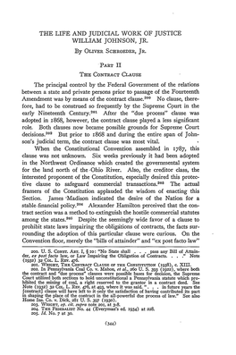 Life and Judicial Work of Justice William Johnson, Jr. Part II