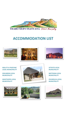 Accommodation List