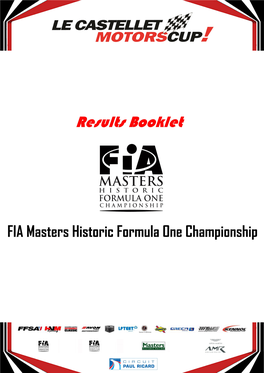 FIA Masters Historic Formula