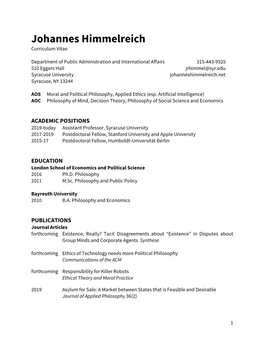 CV for Online