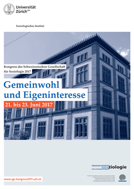 Gemeinwohl Und Eigeninteresse 21