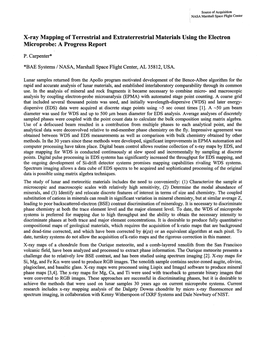 X-Ray Mapping of Terrestrial and Extraterrestrial Materials Using the Electron Microprobe: a Progress Report